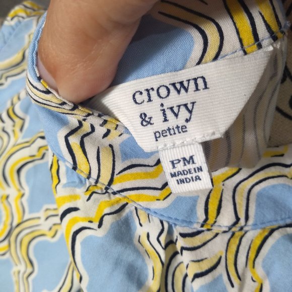 Crown and ivy sleeveless dress petite medium - Picture 3 of 4